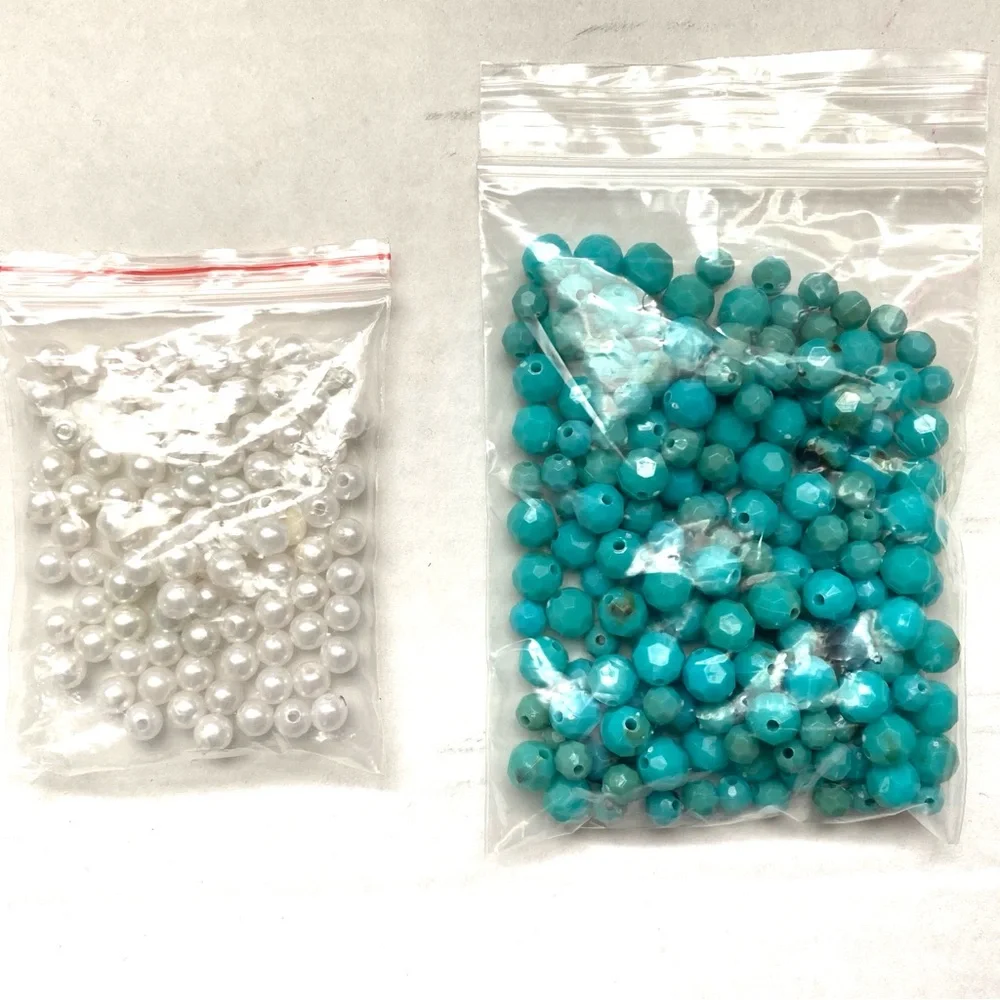 Colorful Bead Set for Jewelry Making or Party Decorations